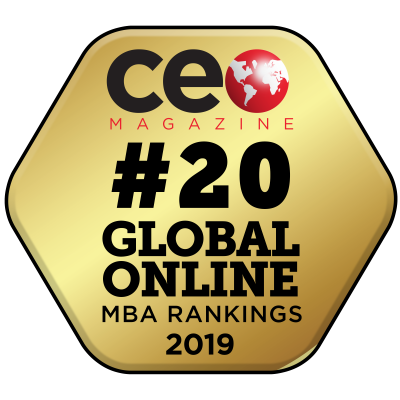 CE Global Online MBA Rankings #12 in 2016.